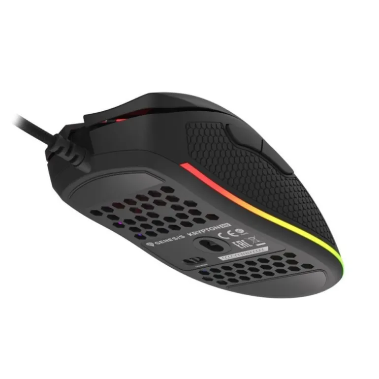 Ratón Gaming Genesis Krypton 555 RGB con Sensor Óptico