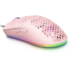 Ratón Mars Gaming MMAX Rosa Sensor Óptico 12400DPI