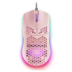 Ratón Mars Gaming MMAX Rosa Sensor Óptico 12400DPI