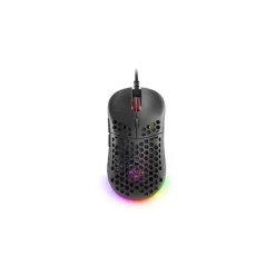 Ratón óptico Mars Gaming MM55 RGB negro ultraligero