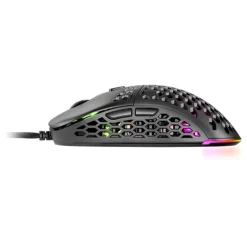 Ratón óptico Mars Gaming MM55 RGB negro ultraligero