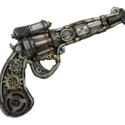 Revólver Steampunk con Rodamientos de Foam 31x18 cm