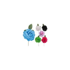 Rosa en varios colores para Flamencas y Chulapas
