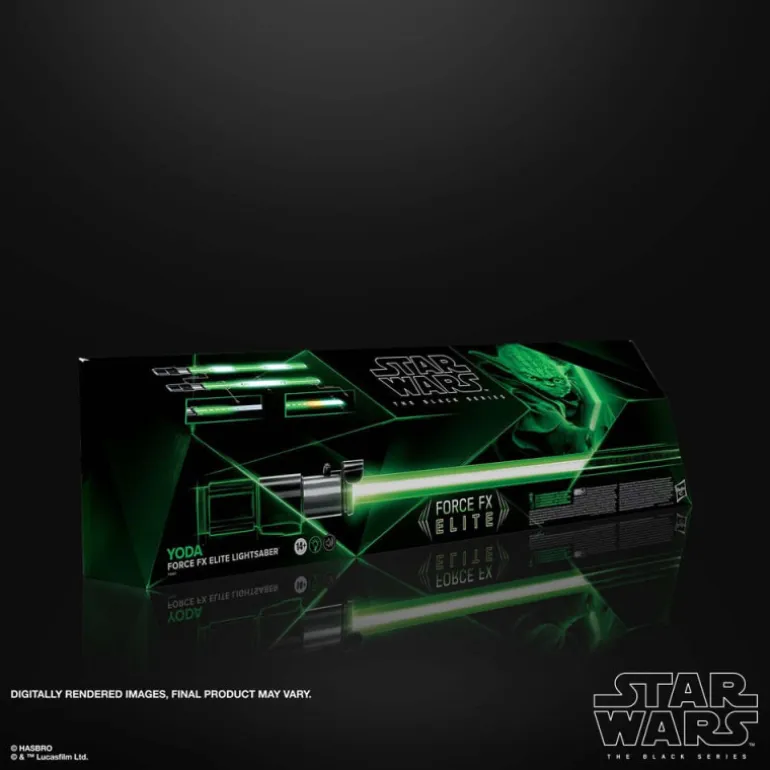 Réplica Star Wars Black Series Force Fx Elite Sable De Luz Yoda