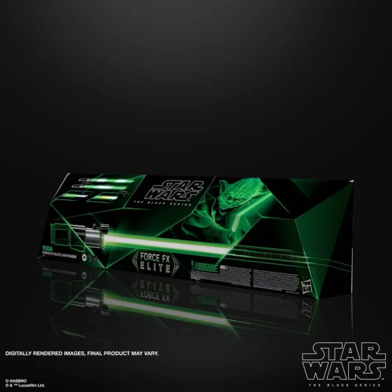 Réplica Star Wars Black Series Force Fx Elite Sable De Luz Yoda