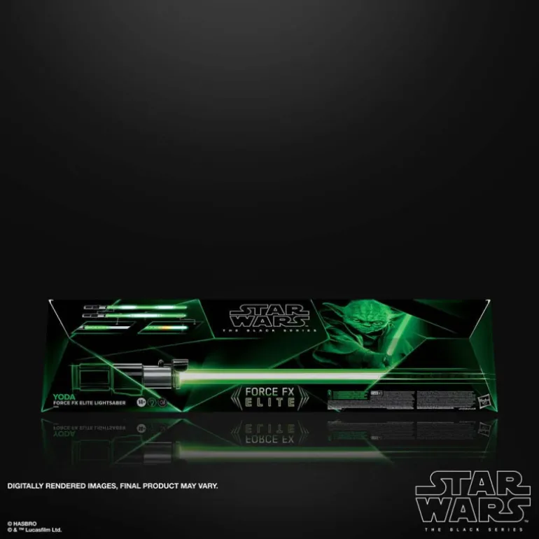 Réplica Star Wars Black Series Force Fx Elite Sable De Luz Yoda