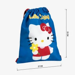 Saquito Escolar Hello Kitty 100% Polyester Azul