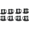 Set 4 mini tazas Harry Potter Casas Hogwarts