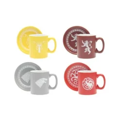Set 4 mini tazas Juego de Tronos Houses