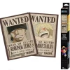 Set 2 posters chibi One Piece Wanted Zoro & Sanji