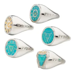 Set Anillos Ajustables Iron Man Arc Reactors
