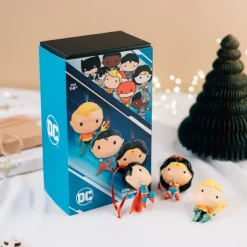 Set de 3 Adornos de Navidad DC Comics: Superman, Wonder Woman y Aquaman