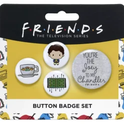 Set de 4 chapas Chandler Friends