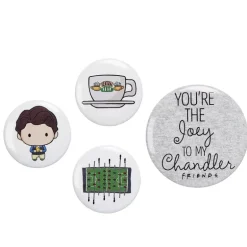 Set de 4 chapas Chandler Friends
