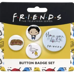 Set de 4 chapas Joey Friends