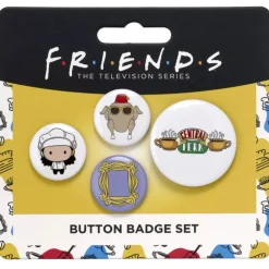 Set de 4 chapas Monica Friends