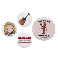 Set de 4 chapas Phoebe Friends