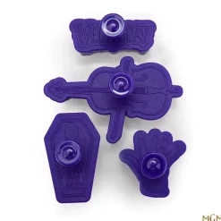 Set de 4 cortapastas Miércoles Addams para fans de Wednesday