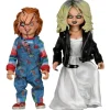 Set de 2 Figuras La novia de Chucky Chucky & Tiffany 14 cm NECA