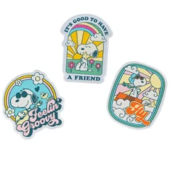 Set de 3 Parches Snoopy Adhesivos y Bordados
