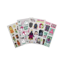 Set de 60 Pegatinas de El Juego del Calamar