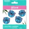 Set De 4 Posavasos Stitch De Caucho