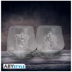 Set de 2 Vasos Harry Potter Ravenclaw y Hufflepuff 300ml