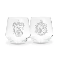 Set de 2 Vasos Harry Potter Ravenclaw y Hufflepuff 300ml