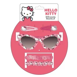 Set de Accesorios Hello Kitty Gafas, Horquillas y Coleteros