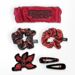 Set de Accesorios para Pelo Stranger Things Multicomposición Rojo