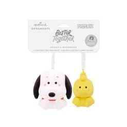 Set de Adornos Better Together Snoopy & Emilio en PVC