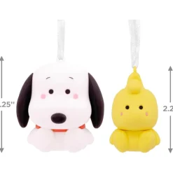 Set de Adornos Better Together Snoopy & Emilio en PVC