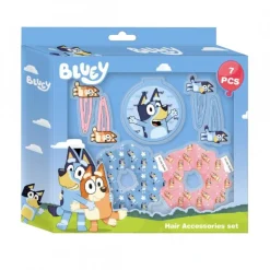 Set de Belleza Accesorios 7 Piezas Bluey Multicolor
