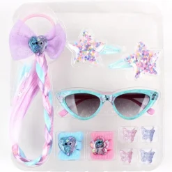 Set de Belleza Bolsito y Gafas de Stitch Azul