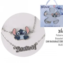 Set de Bisutería Stitch Disney - Collar y Pendientes