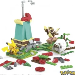 Set de Construcción Pokémon con Molino y Motion Brick