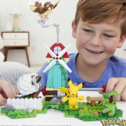 Set de Construcción Pokémon con Molino y Motion Brick