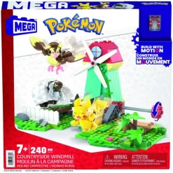 Set de Construcción Pokémon con Molino y Motion Brick