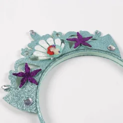Set de Diadema y tutú purpurina La Sirenita