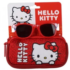 Set de Gafas de Sol y Funda Hello Kitty Rojo