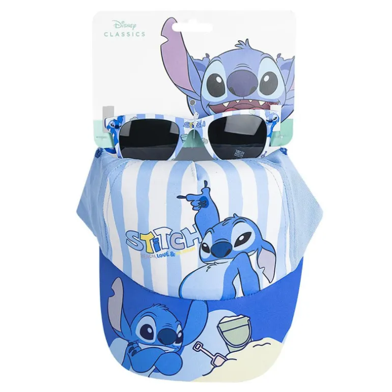 Set de Gorra y Gafas de Sol de Stitch para Niños