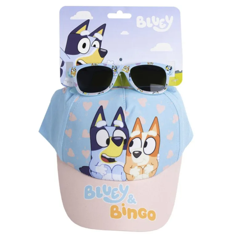 Set de Gorra y Gafas de Sol Bluey para Niños