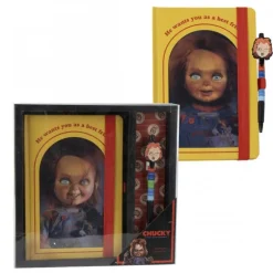 Set de Papelería Chucky Cuaderno y Bolígrafo
