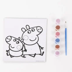 Set de Papelería Coloreable Peppa Pig 100% Papel Azul