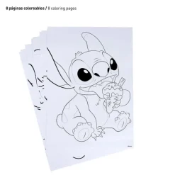 Set de Papelería Coloreable Stitch