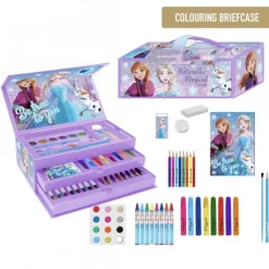 Set de Papelería Coloreable Maletín Frozen