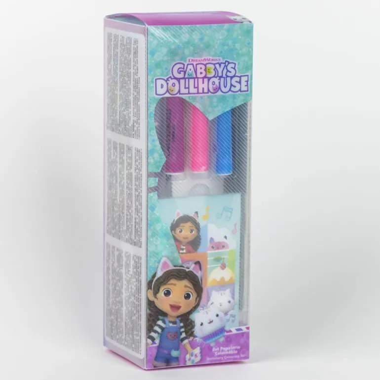Set de Papelería Coloreable Gabby's Dollhouse