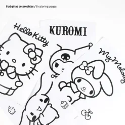 Set de Papelería Coloreable Hello Kitty para Niños