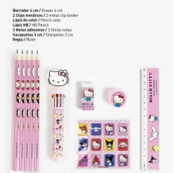 Set de Papelería Escolar Hello Kitty Rosa