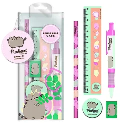 Set de Papelería Escolar Pusheen Botanical con Licencia Oficial